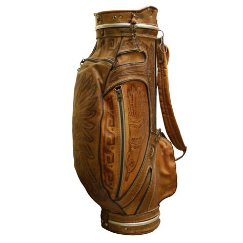 genuine leather golf bag